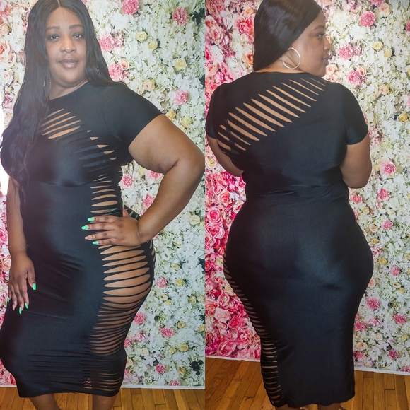 Dresses & Skirts - Lazer cut dress